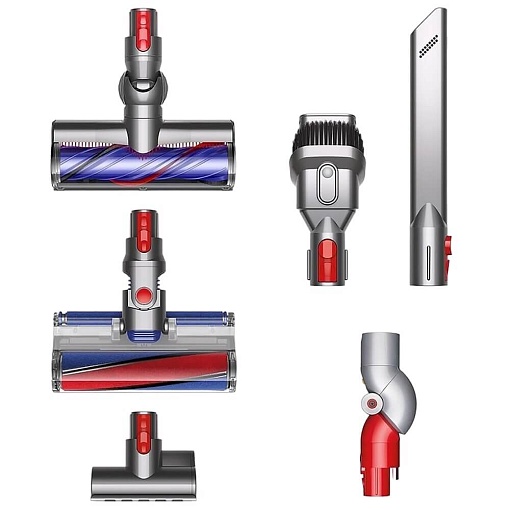 Пылесос Dyson V8 SV25 Absolute, серебристый/никель (Silver/Nickel)