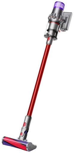 Пылесос Dyson V15 Origin Fluffy, никель/красный (Nickel/Red)