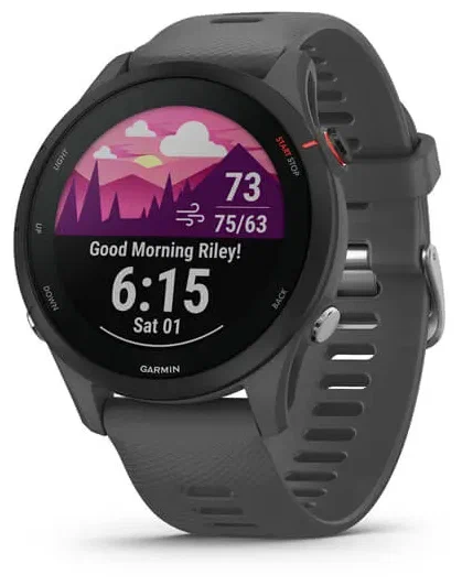 Умные часы Garmin Forerunner 255 45 мм, серый (010-02641-10)