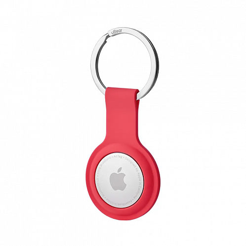 Брелок-подвеска uBear Touch Ring Case для AirTag, красный